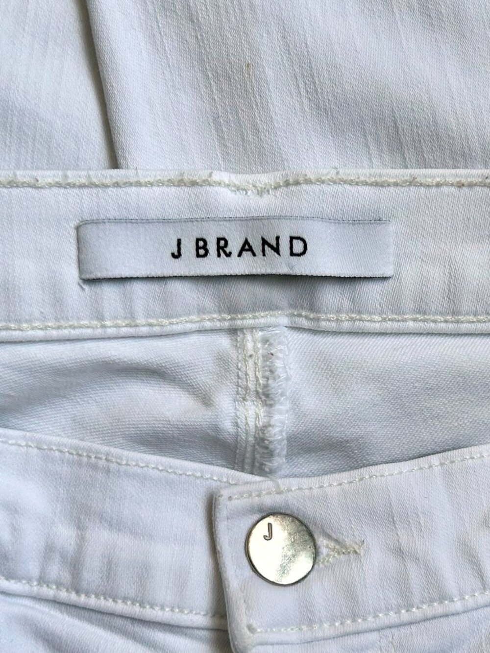 J Brand 811 White Mid-Rise Skinny Jeans 27 - Picture 9 of 9
